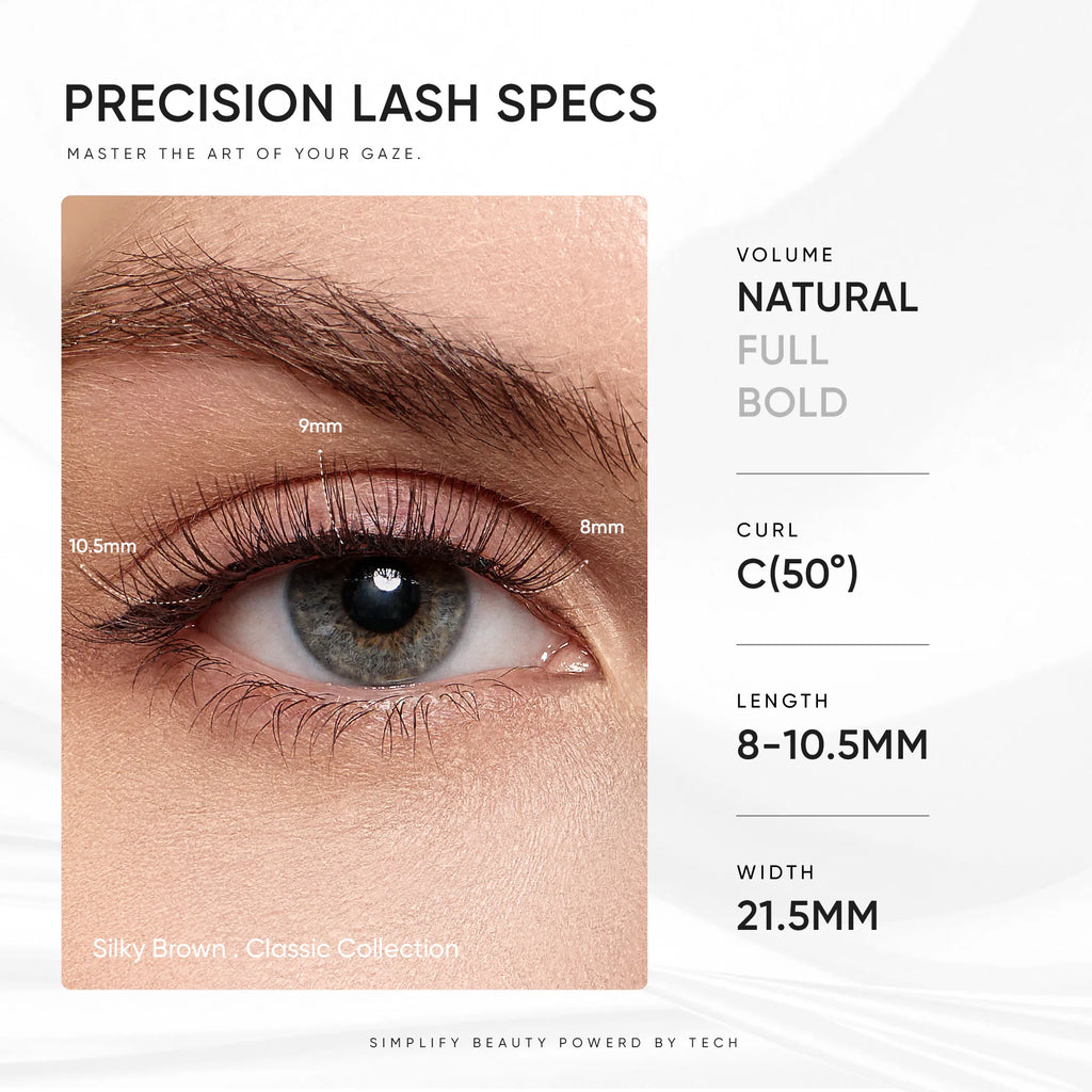 Silky Brown 2.0 Soft Magnetic Eyelashes