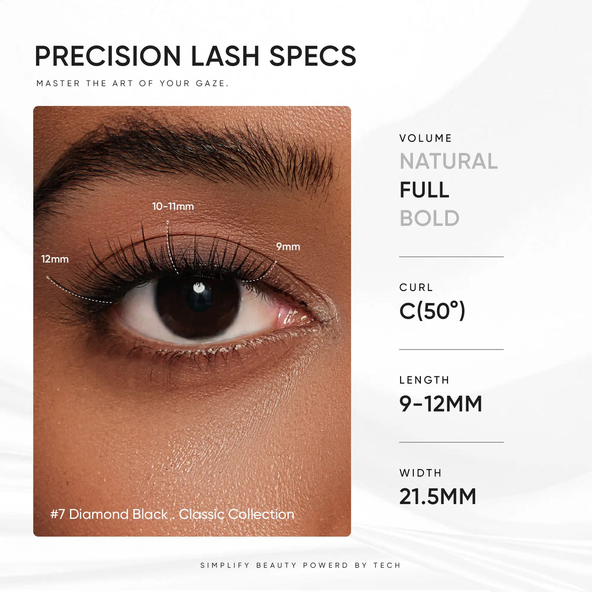 NO.7 Diamond Black Soft Magnetic Eyelashes