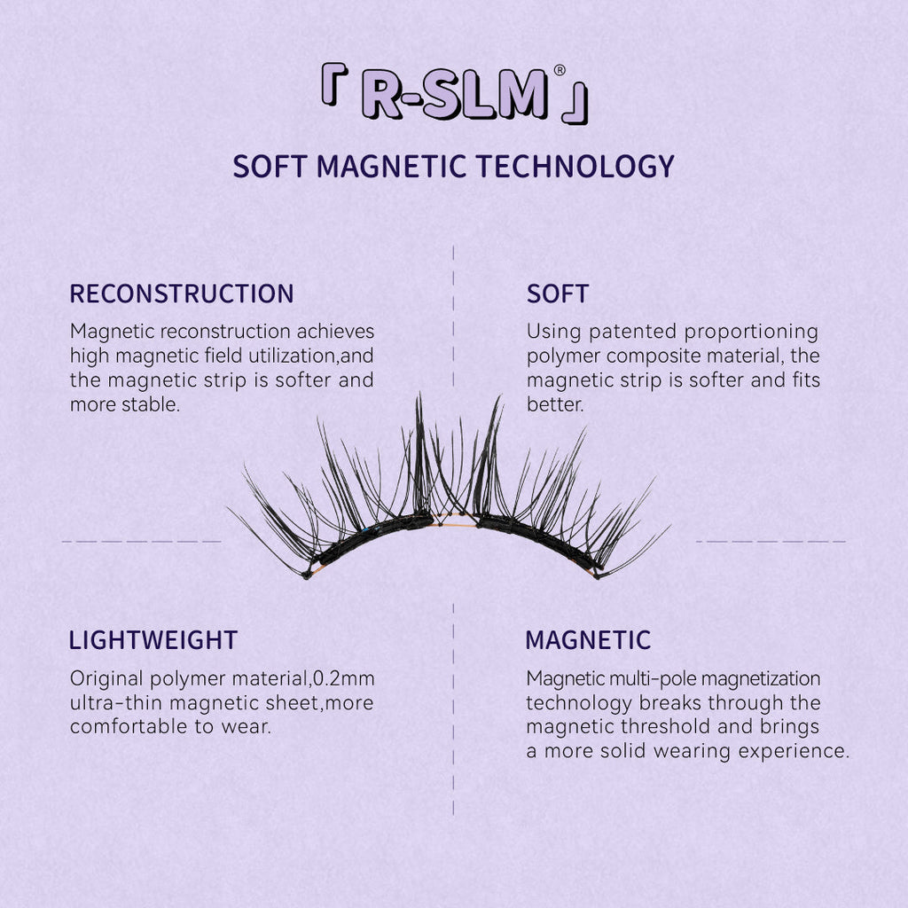 Best Seller NO.14 Frost Black X Bearisbug Magnetic Eyelashes