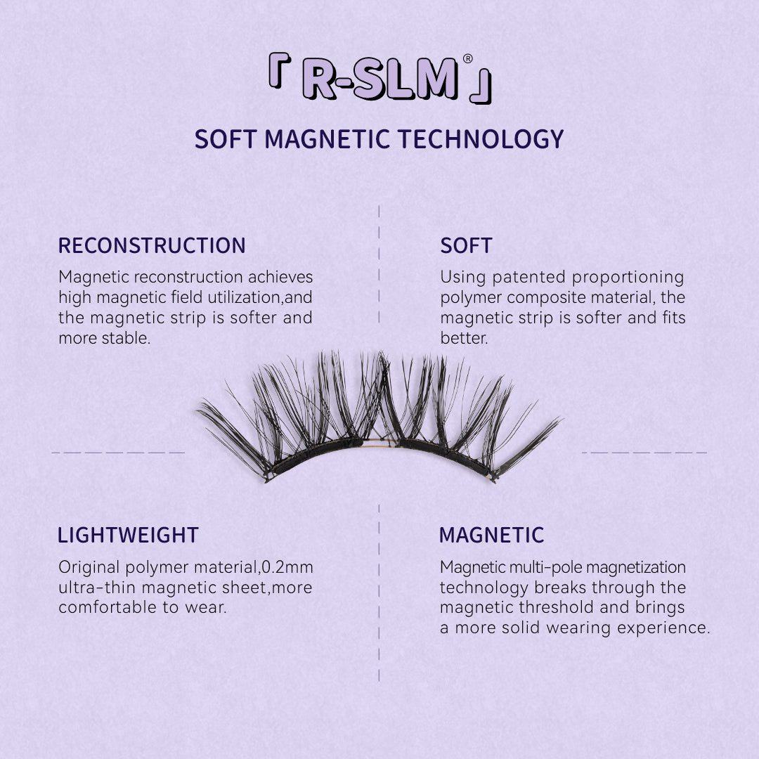 Best Seller NO.18 Velvet Black X Bearisbug Magnetic Eyelashes