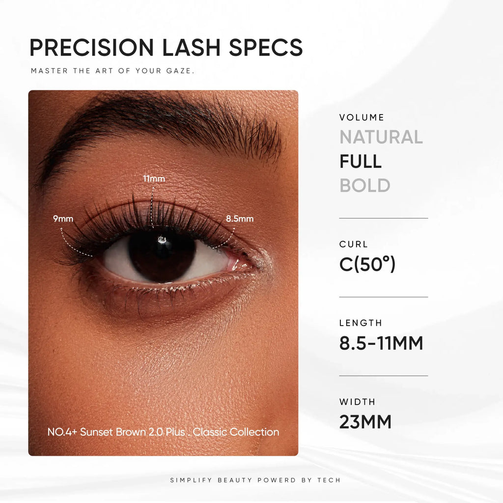 Sunset Brown 2.0 Plus – Sunset Glow Lashes