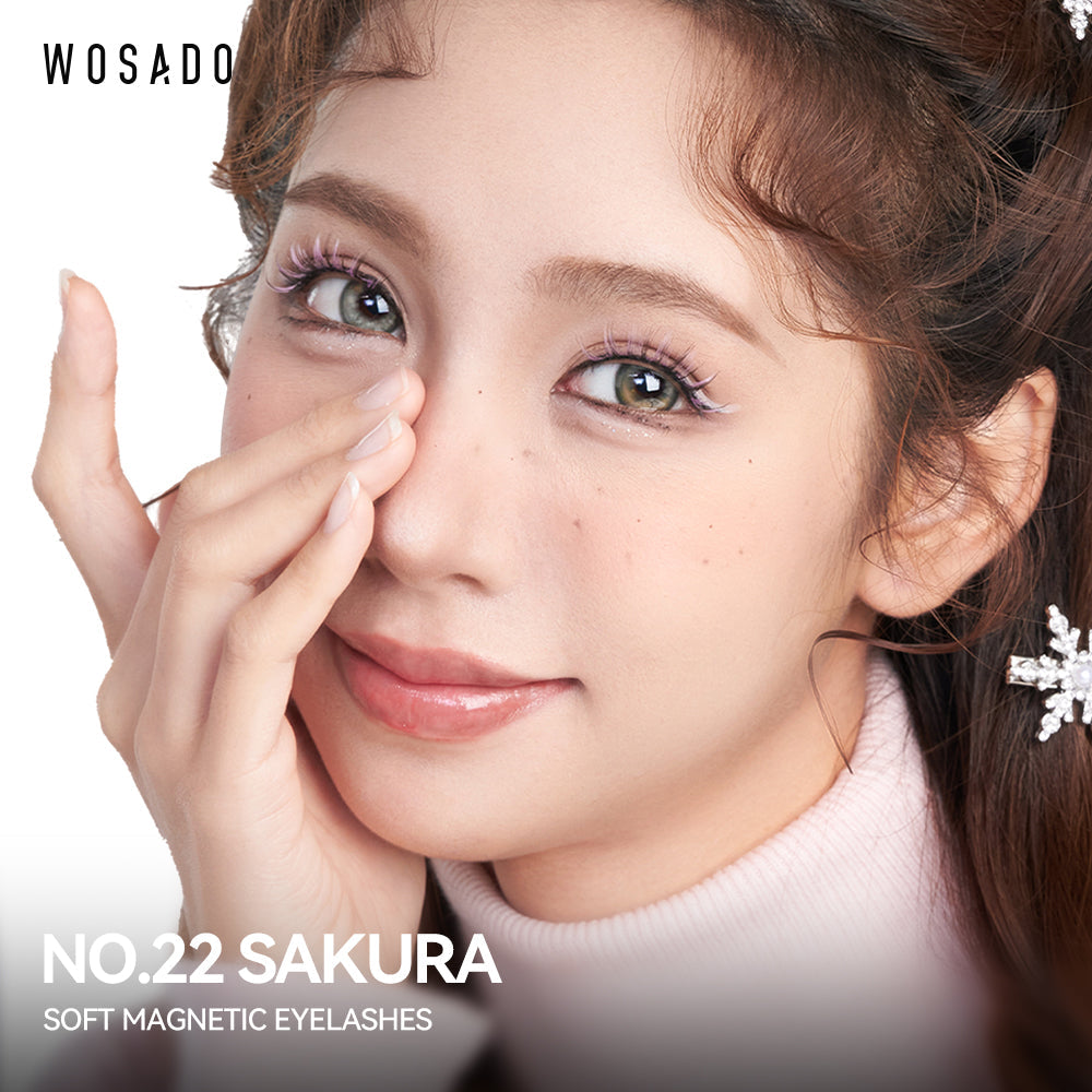 NO.22 Sakura Pink Soft Magnetic Eyelashes